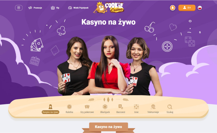 CookieCasino Kasyno Na Żywo
